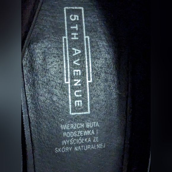 5th Avenue Classic black leather pump Size 40, New - Picture 10 of 12